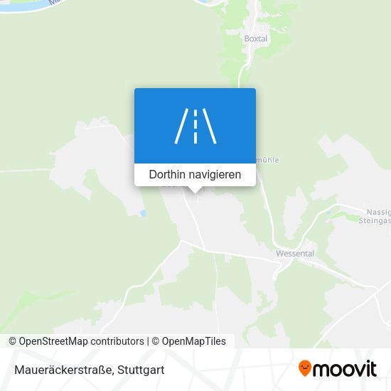 Maueräckerstraße Karte