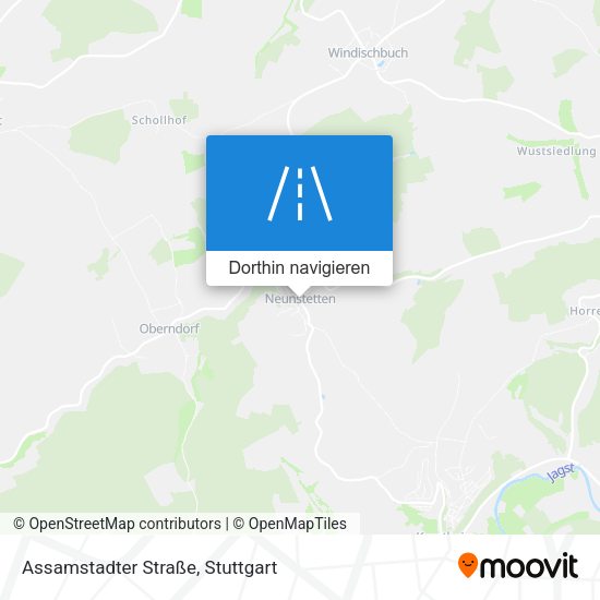 Assamstadter Straße Karte