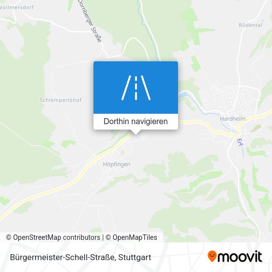 Bürgermeister-Schell-Straße Karte