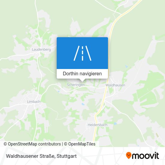 Waldhausener Straße Karte