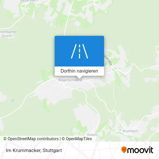 Im Krummacker Karte