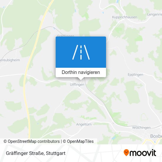 Gräffinger Straße Karte
