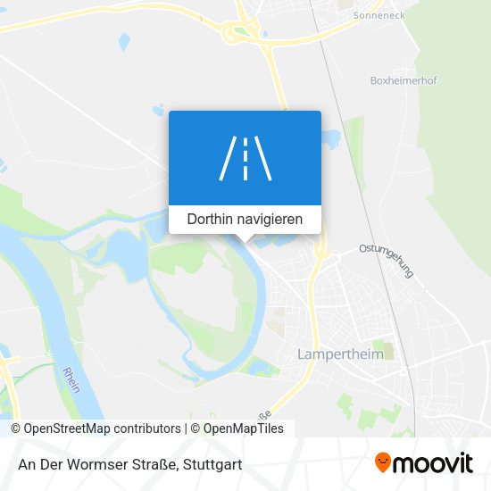 An Der Wormser Straße Karte