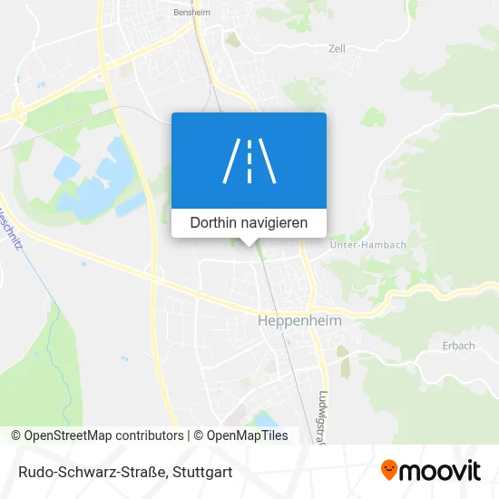 Rudo-Schwarz-Straße Karte