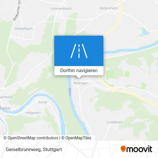 Geiselbrunnweg Karte