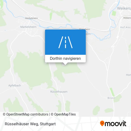 Rüsselhäuser Weg Karte
