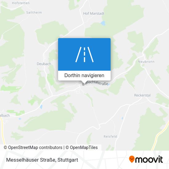 Messelhäuser Straße Karte