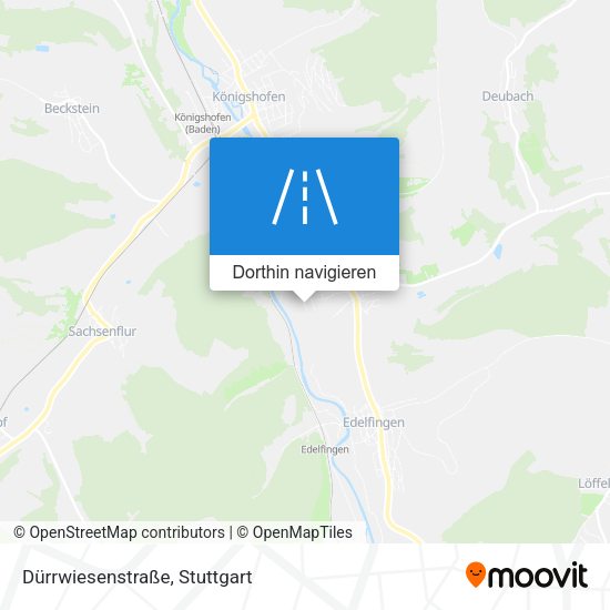 Dürrwiesenstraße Karte