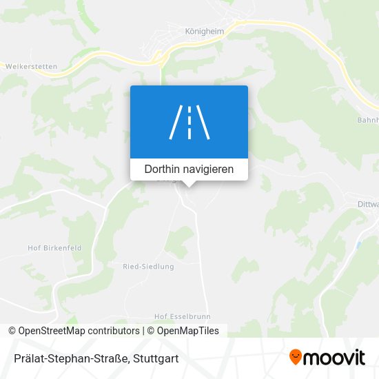 Prälat-Stephan-Straße Karte