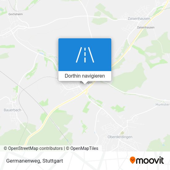 Germanenweg Karte