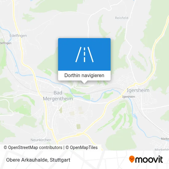 Obere Arkauhalde Karte