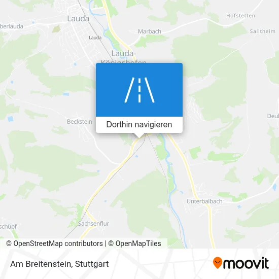 Am Breitenstein Karte