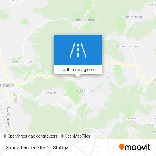 Sonderbacher Straße Karte