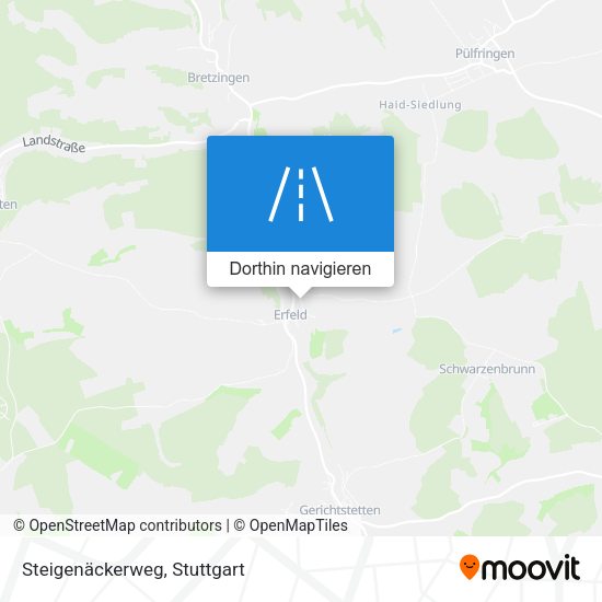 Steigenäckerweg Karte