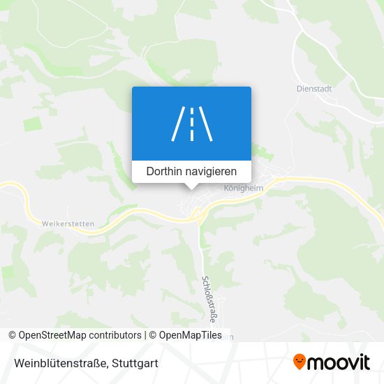 Weinblütenstraße Karte