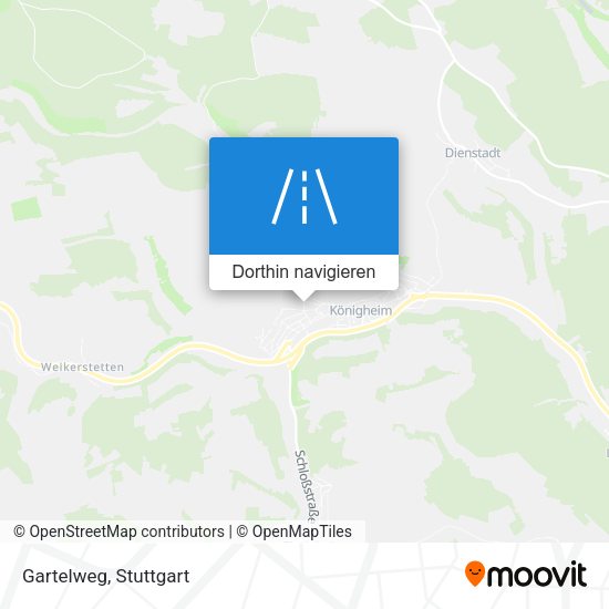 Gartelweg Karte