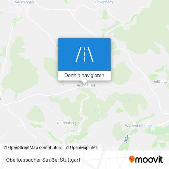 Oberkessacher Straße Karte