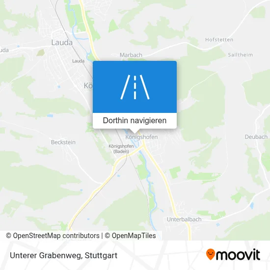 Unterer Grabenweg Karte