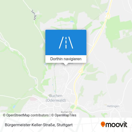 Bürgermeister-Keller-Straße Karte