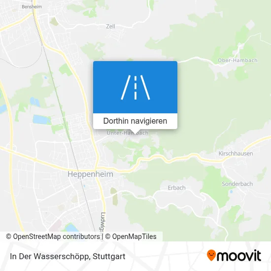 In Der Wasserschöpp Karte