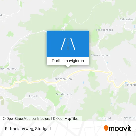 Rittmeisterweg Karte