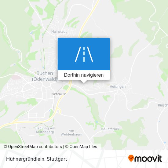 Hühnergründlein Karte