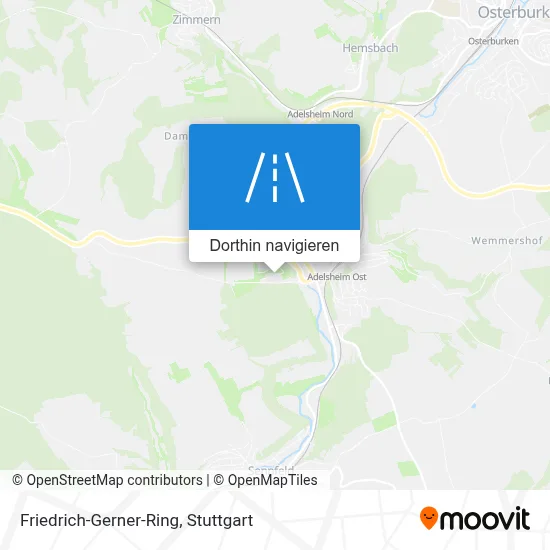 Friedrich-Gerner-Ring Karte