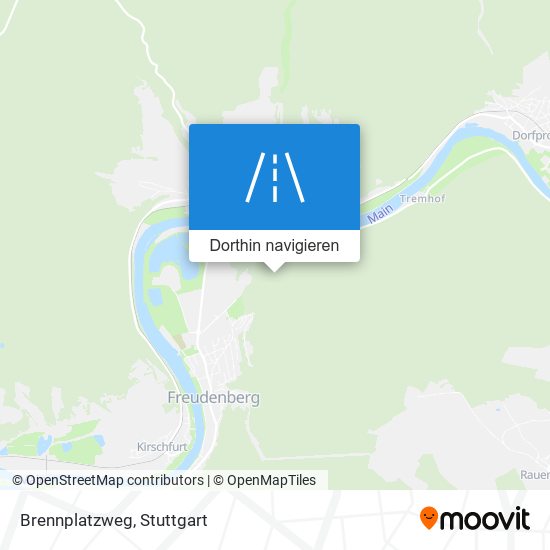 Brennplatzweg Karte