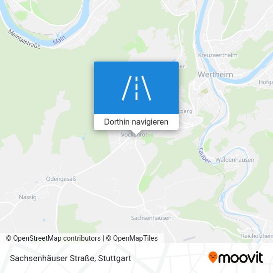 Sachsenhäuser Straße Karte
