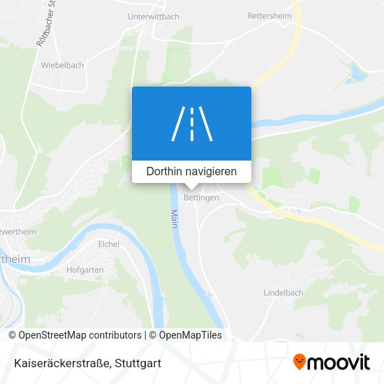 Kaiseräckerstraße Karte
