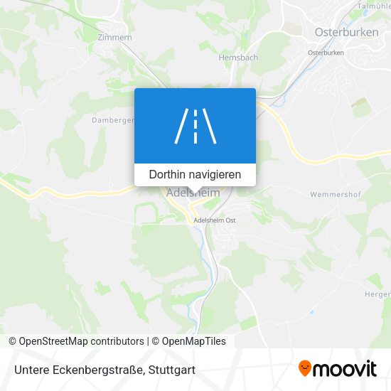 Untere Eckenbergstraße Karte