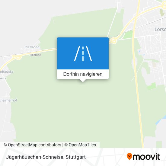 Jägerhäuschen-Schneise Karte