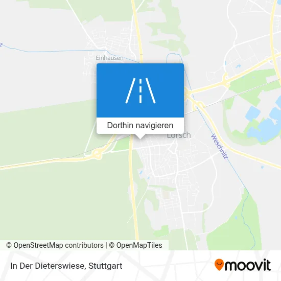 In Der Dieterswiese Karte