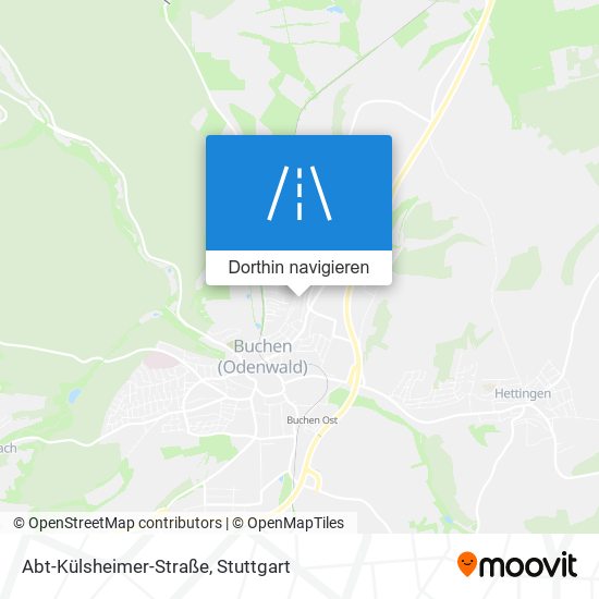 Abt-Külsheimer-Straße Karte