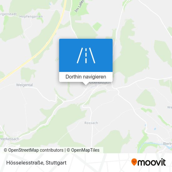 Hösselesstraße Karte