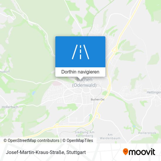 Josef-Martin-Kraus-Straße Karte