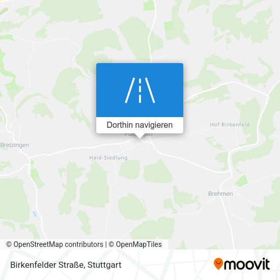 Birkenfelder Straße Karte