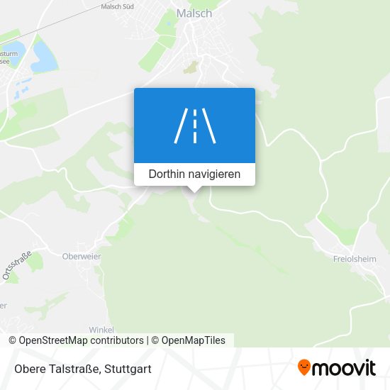 Obere Talstraße Karte