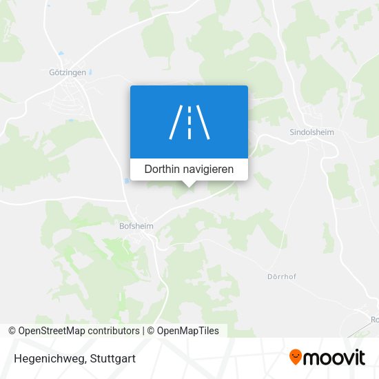 Hegenichweg Karte