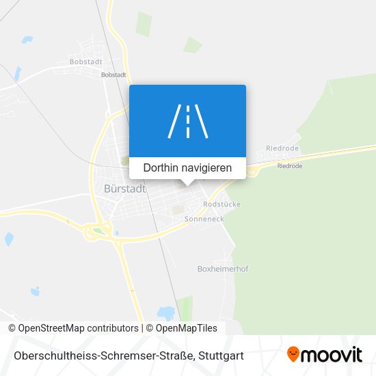 Oberschultheiss-Schremser-Straße Karte