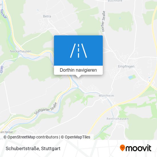 Schubertstraße Karte