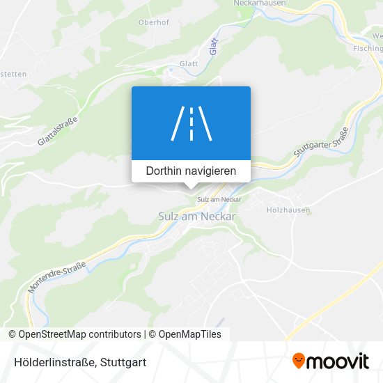 Hölderlinstraße Karte