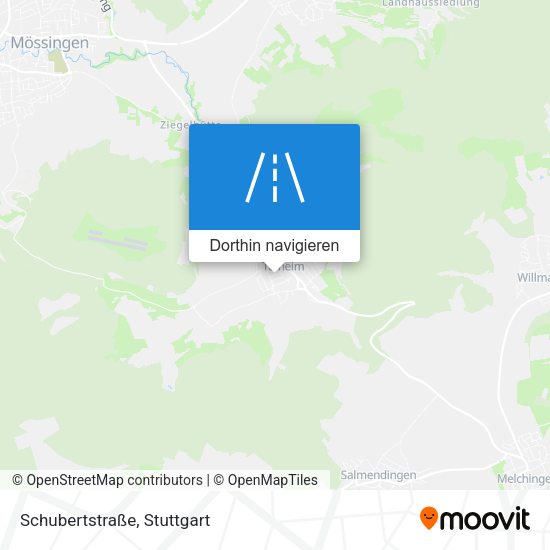 Schubertstraße Karte