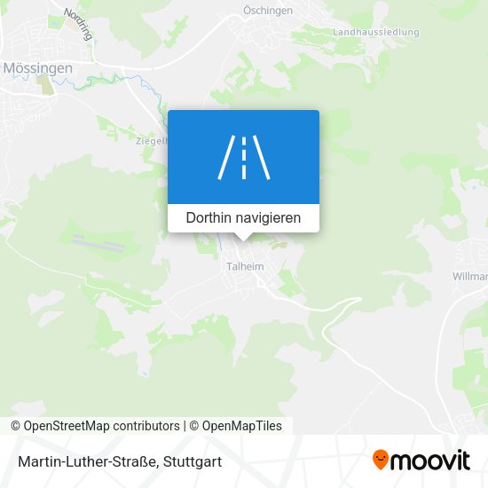 Martin-Luther-Straße Karte