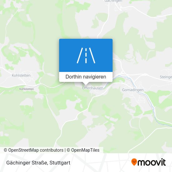 Gächinger Straße Karte