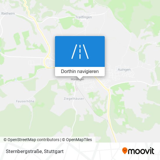 Sternbergstraße Karte