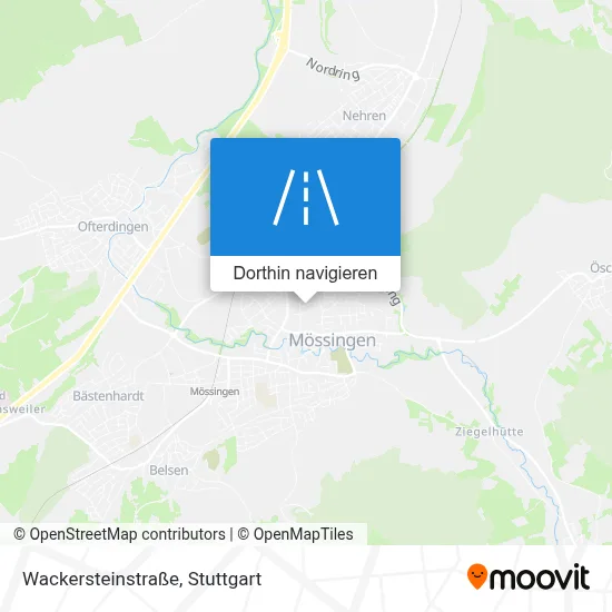 Wackersteinstraße Karte