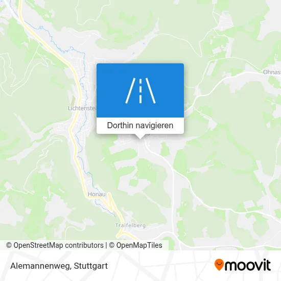 Alemannenweg Karte