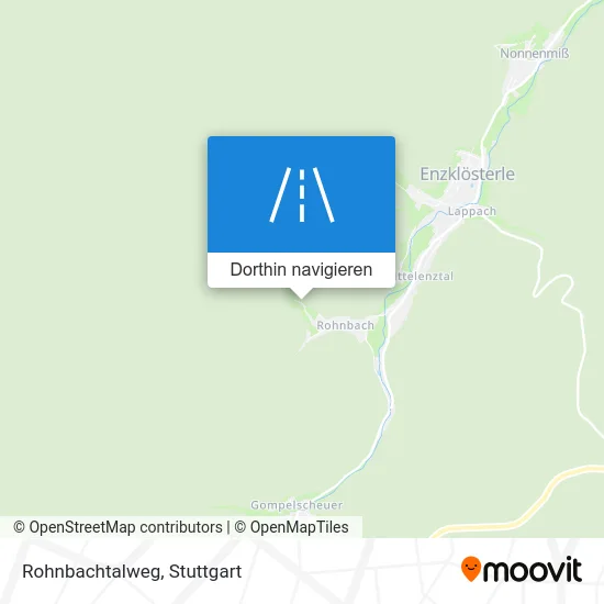 Rohnbachtalweg Karte