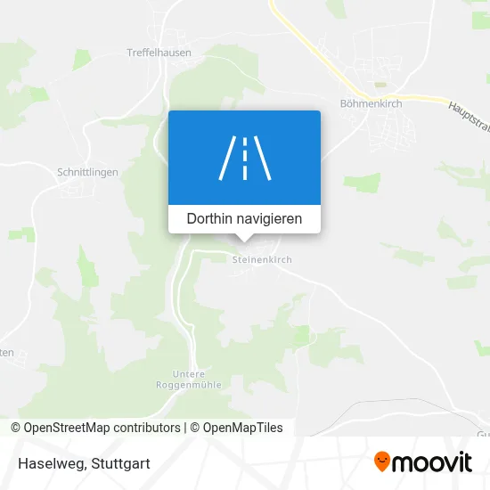 Haselweg Karte